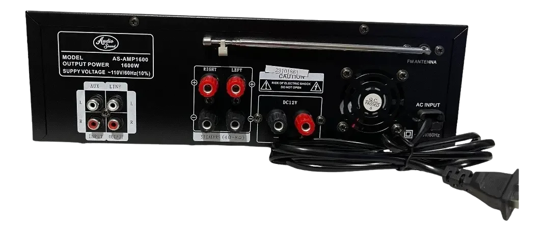 AMPLIFICADOR MEGASONIC MS-AMP1600 - imagen 3