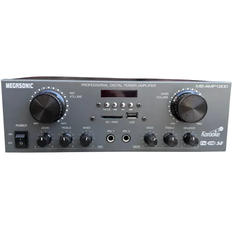 AMPLIFICADOR MEGASONIC MS-AMP1200
