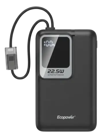 CARGADOR PORTATIL ECOPOWER EP-C883 12000M / 22.5W / DIG