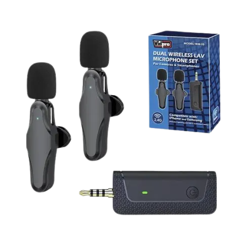 MICROFONO PROFESIONAL WM-35 PARA CAMARA FOTOGRAFICA