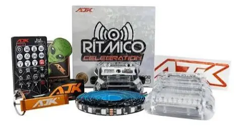 STROBO RTMICO 15 AÑOS AJK 6 FAROLES Y TIRA LED 