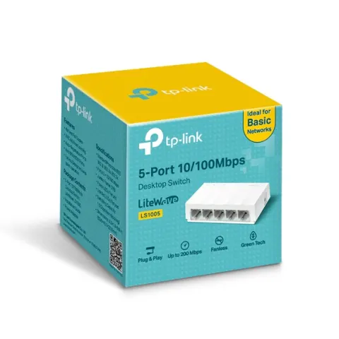 SWITCH TP-LINK TL-LS1005 5 PUERTOS